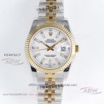 Perfect Replica Rolex Datejust 41 mm Clone 2836 White Index Dial Jubilee Watch